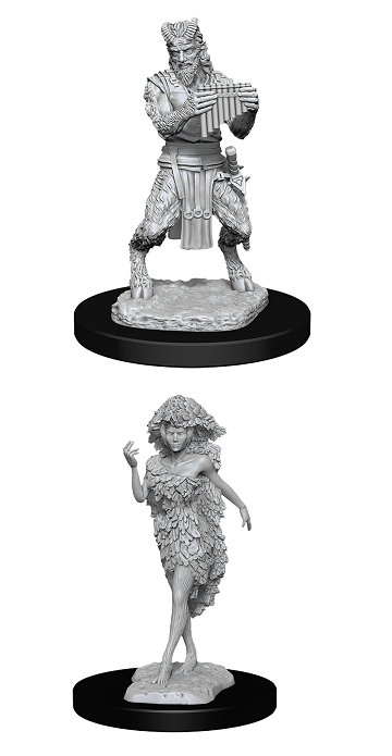 D&D MINIS: WV11 SATYR AND DRYAD | BD Cosmos