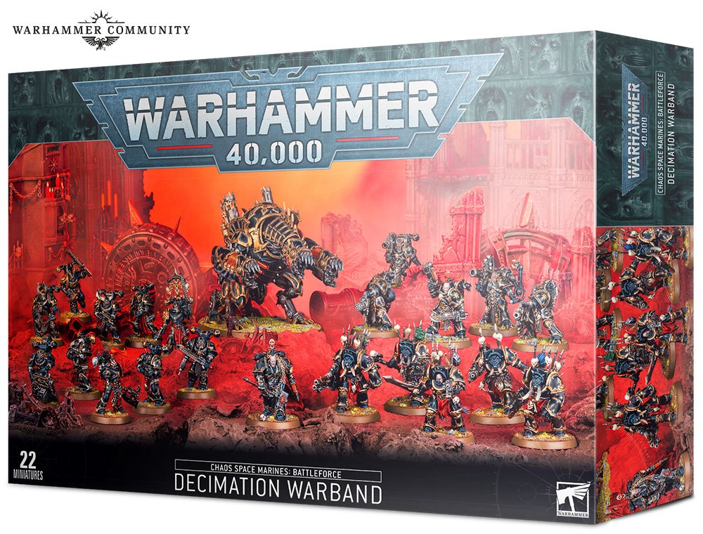 CHAOS SPACE MARINES: DECIMATION WARBAND | BD Cosmos