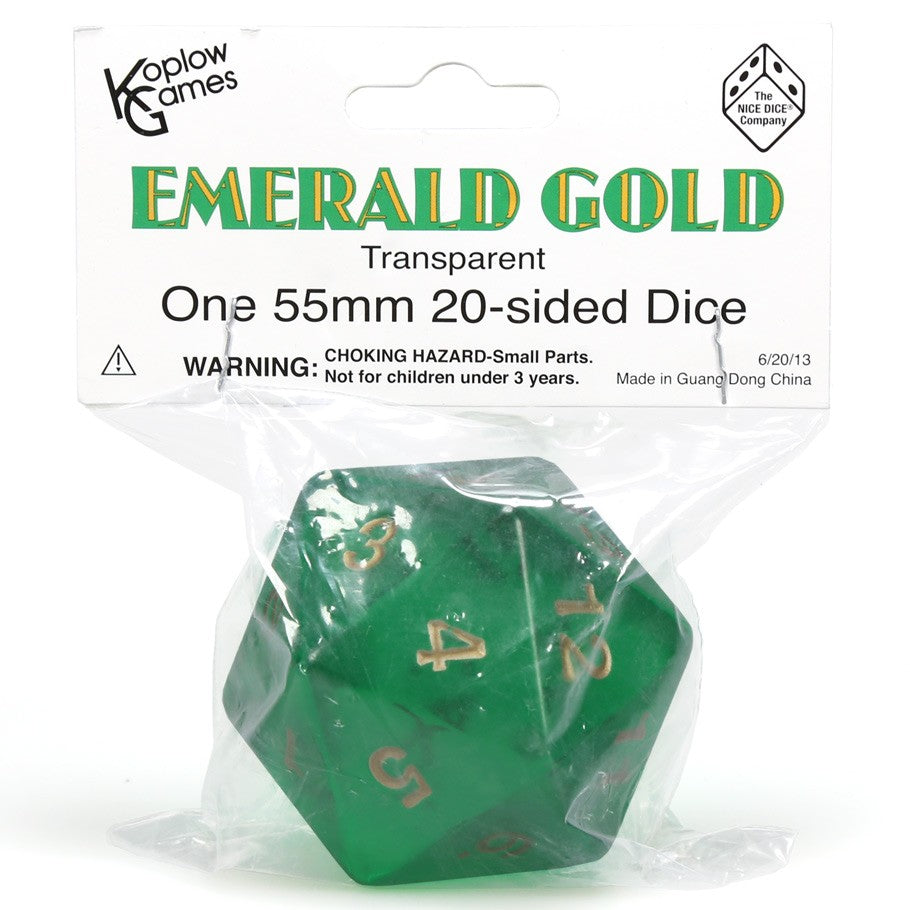 55 MM COUNTDOWN D20 EMERALD GOLD | BD Cosmos
