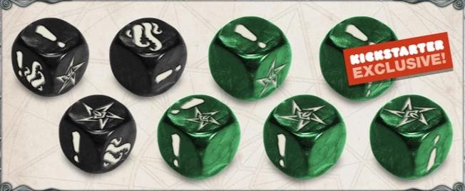 CTHULHU: DEATH MAY DIE - EXTRA FROSTED DICE KS EXCLUSIVE | BD Cosmos