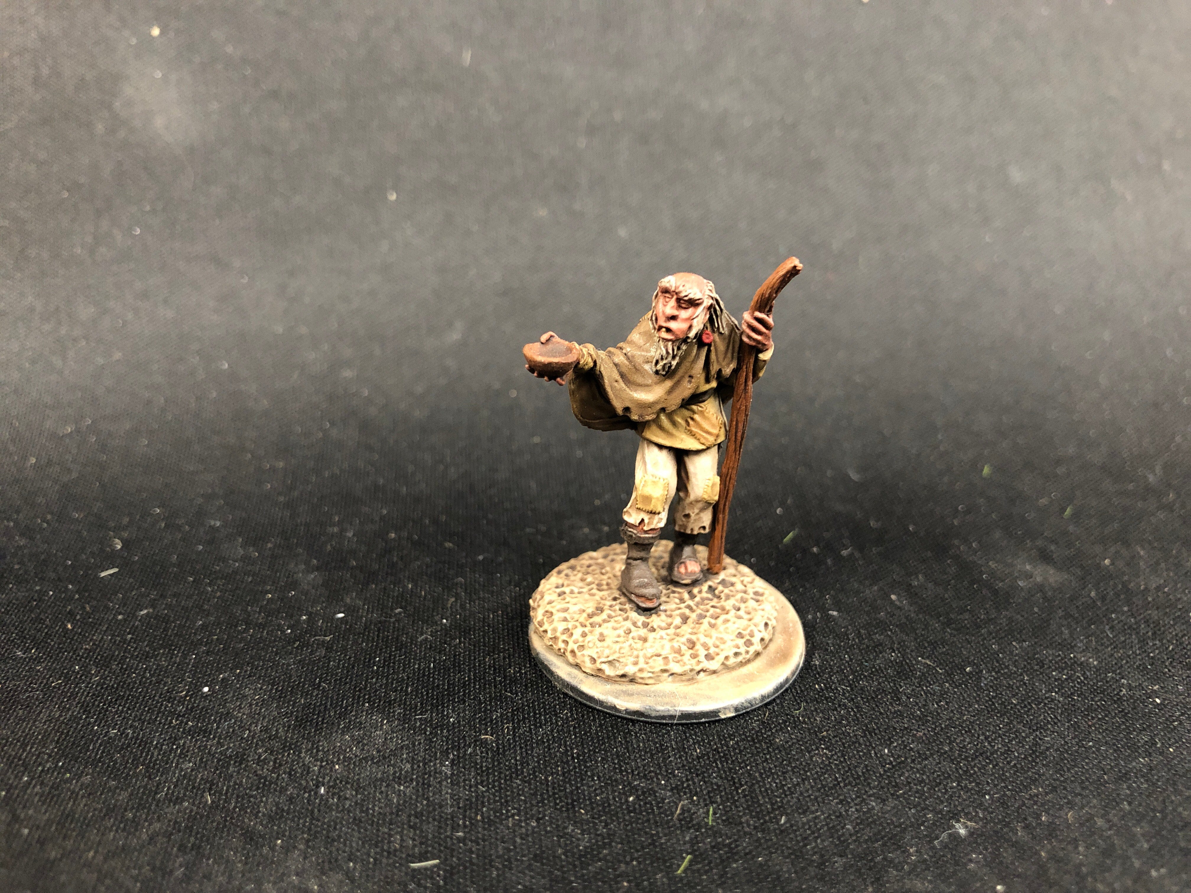 BEGGAR PAINTED MINIATURE | BD Cosmos