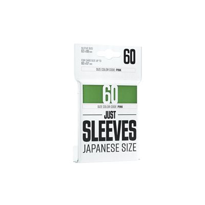 JAPANESE SIZE SLEEVES - GREEN [60CT] | BD Cosmos