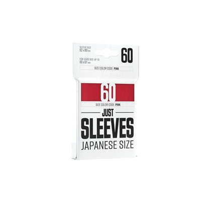 JAPANESE SIZE SLEEVES - RED [60CT] | BD Cosmos