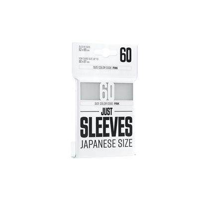 JAPANESE SIZE SLEEVES - WHITE [60CT] | BD Cosmos