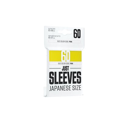 JAPANESE SIZE SLEEVES - YELLOW [60CT] | BD Cosmos
