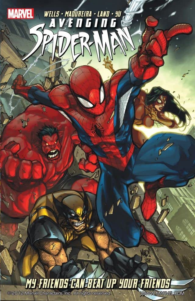 AVENGING SPIDER-MAN TPB FRIENDS BEAT UP YOUR FRIENDS | BD Cosmos