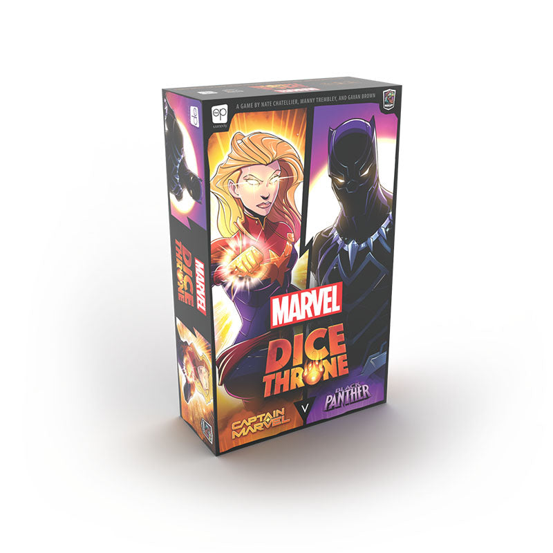 DICE THRONE: MARVEL 2-HERO BOX 1 (CAPTAIN MARVEL & BLACK PANTHER) | BD Cosmos
