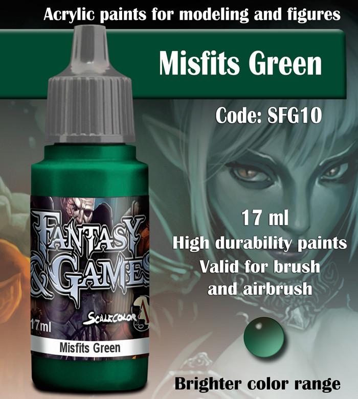 FANTASY & GAME: MISFITS GREEN SFG-10 | BD Cosmos