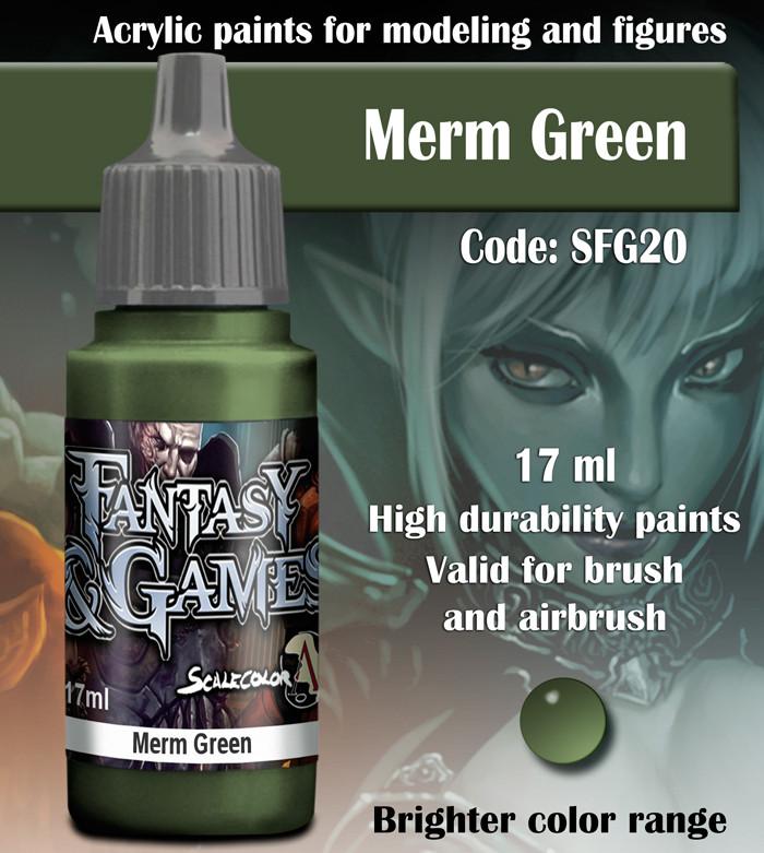 FANTASY & GAME: MERM GREEN SFG-20 | BD Cosmos