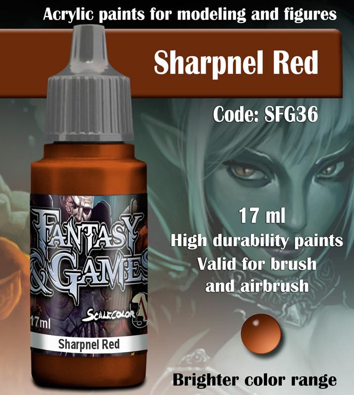 FANTASY & GAME: SHARPNEL RED SFG-36 | BD Cosmos