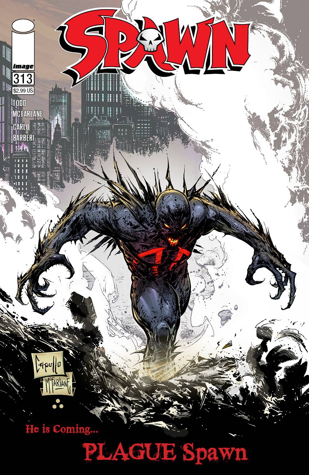 Spawn #313 Cover C Capullo & McFarlane | BD Cosmos