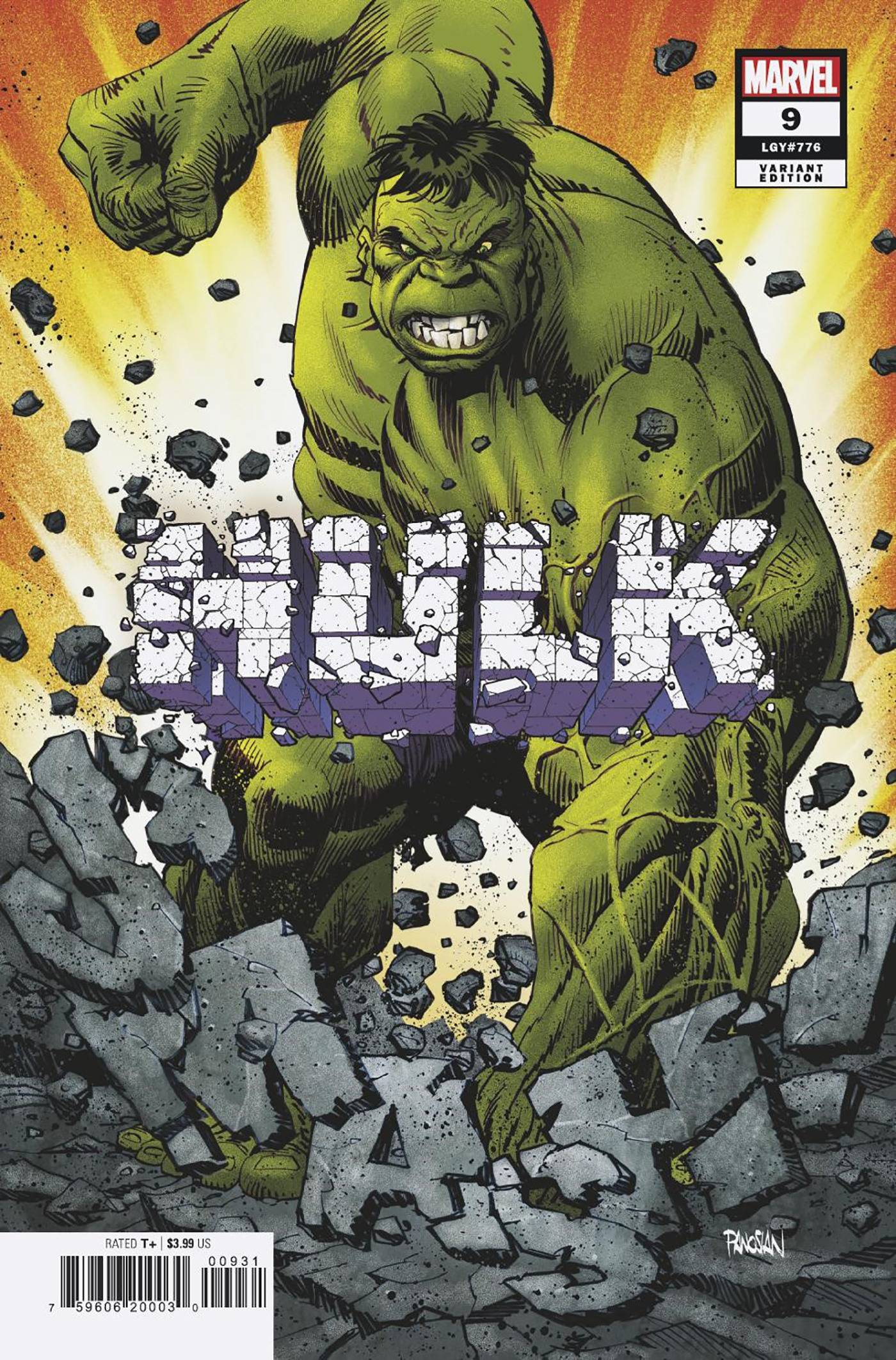 Hulk #9 (2021) Marvel Panosian 1:25 Sortie 10/05/2022 | BD Cosmos