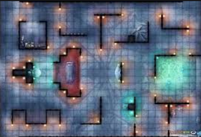 D&D GAME MAT: TEMPLE OF LOLTH | BD Cosmos