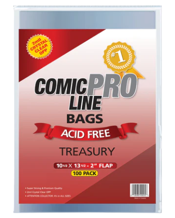 COMIC PRO LINE SILVER TREASURY SIZE BAGS | BD Cosmos