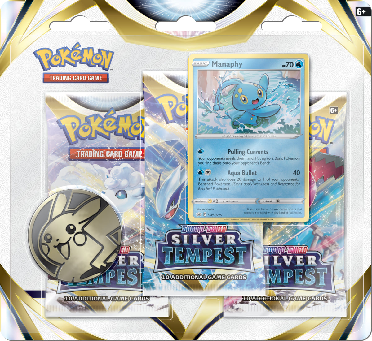 POKEMON TCG: SWSH12 - SILVER TEMPEST 3-PACK BLISTER | BD Cosmos