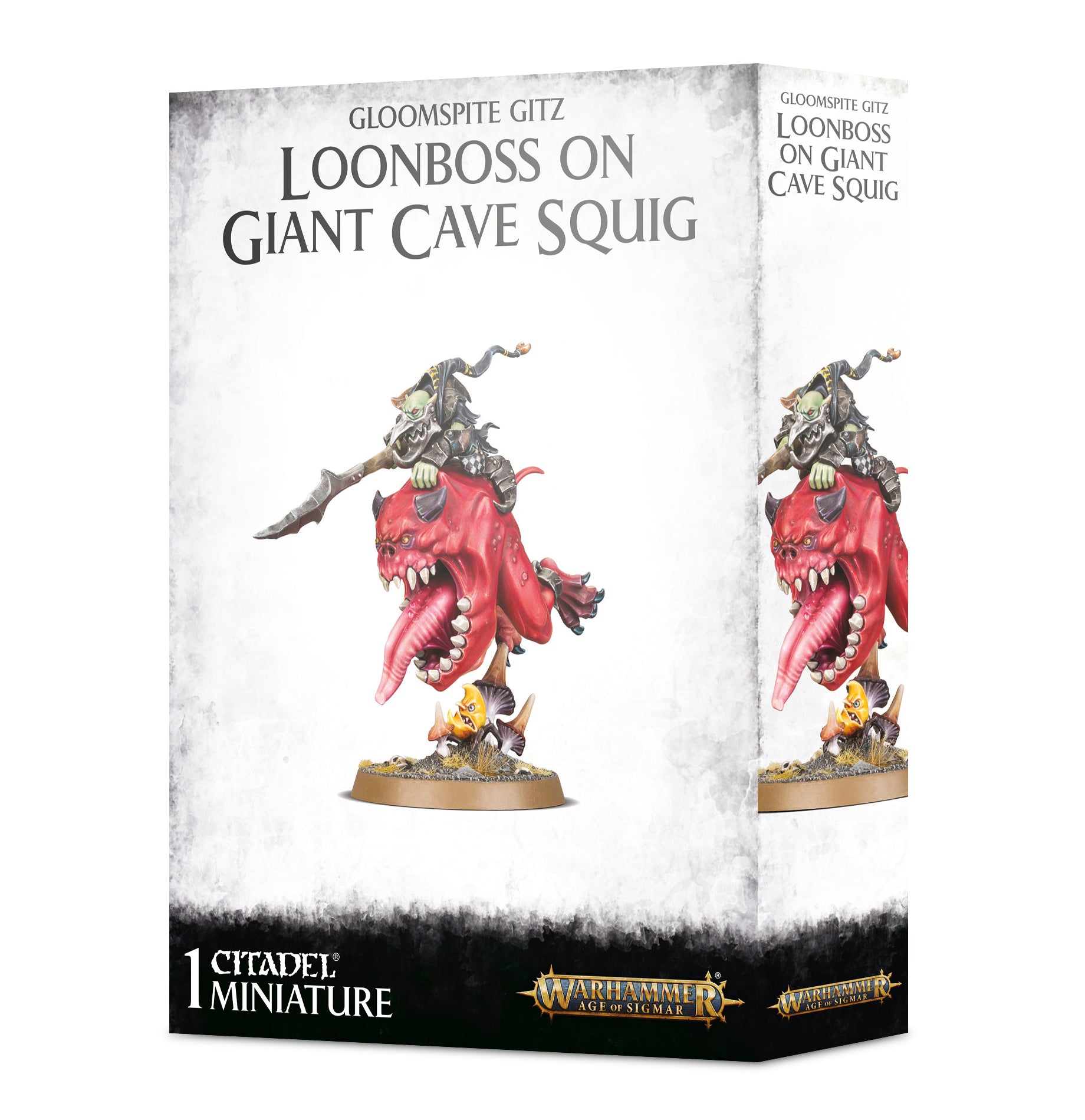 AOS: GLOOMSPITE GITZ - LOONBOSS ON GIANT CAVE SQUIG | BD Cosmos