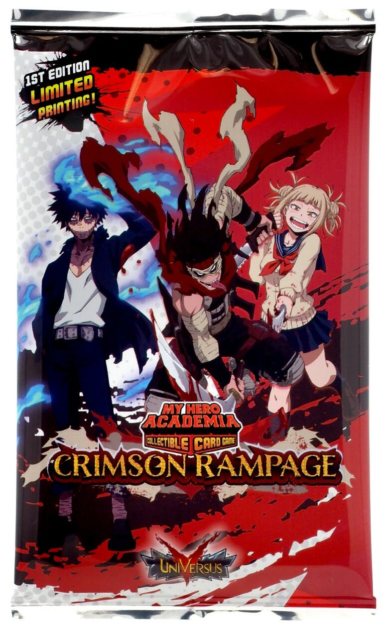 MY HERO ACADEMIA CCG: CRIMSON RAMPAGE BOOSTER PACK UNLIMITED | BD Cosmos