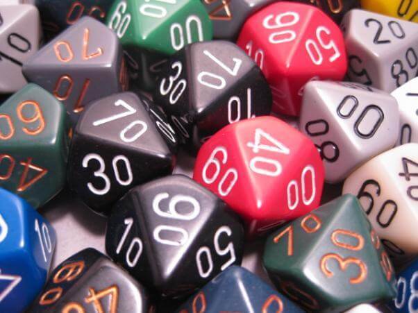 ASSORTED COLOR LOOSE DICE: D10 | BD Cosmos
