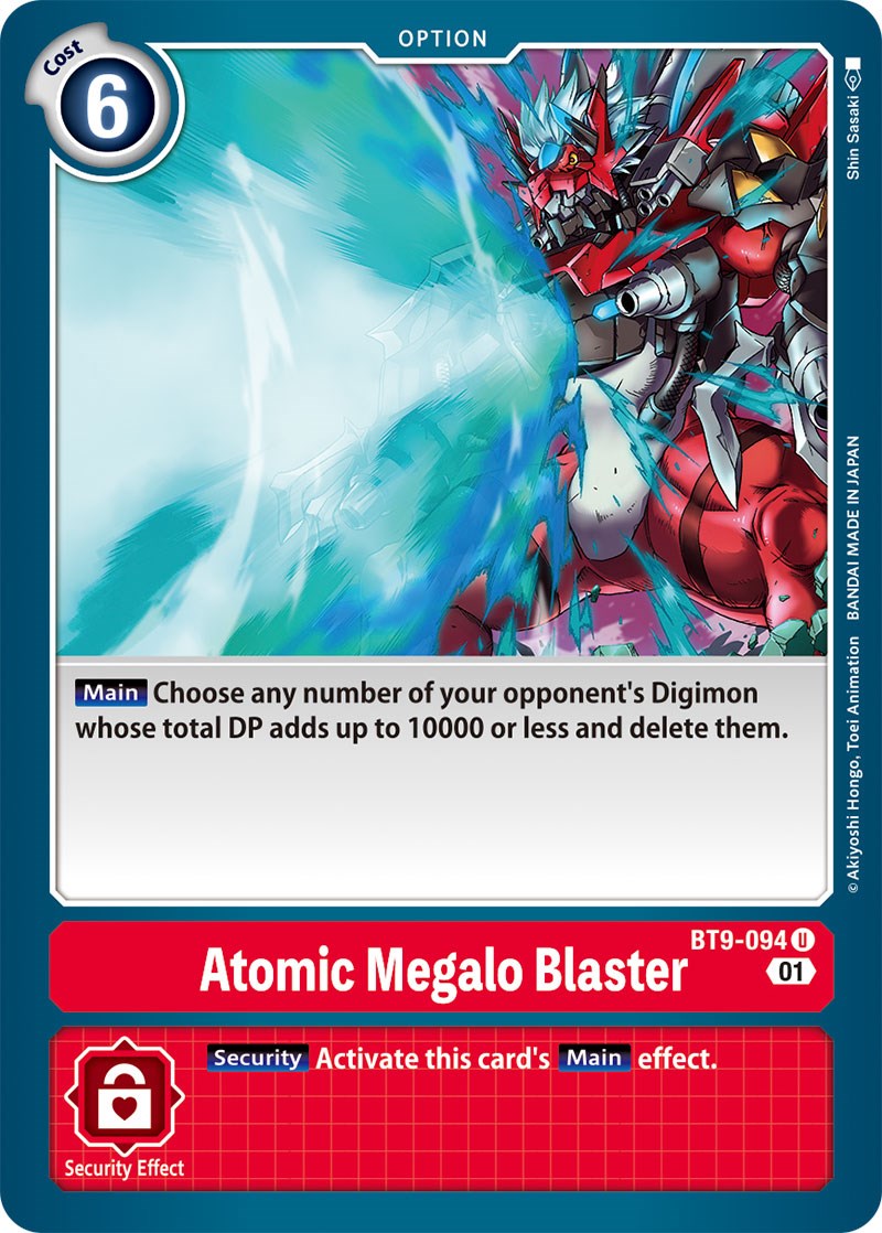 Atomic Megalo Blaster [BT9-094] [Enregistrement X] | BD Cosmos