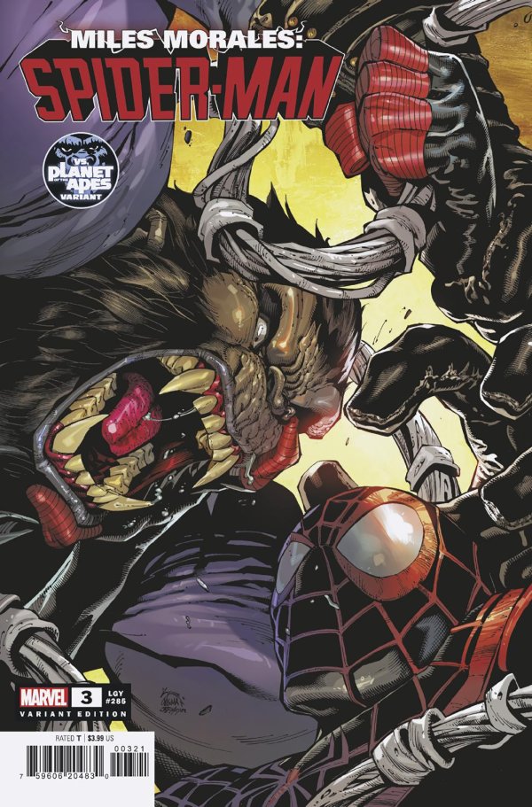 Miles Morales Spider-Man #3 (2022) Marvel Stegman Planet Apes Sortie 02/01/2023 | BD Cosmos