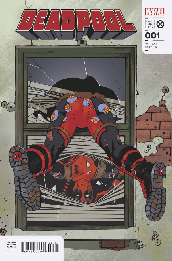 Deadpool #1 (2022) Marvel Reilly Window Shades Release 11/02/2022 | BD Cosmos