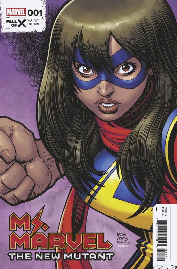 Mme Marvel New Mutant #1 (2023) MARVEL 1:50 Arthur Adams 08/30/2023 | BD Cosmos