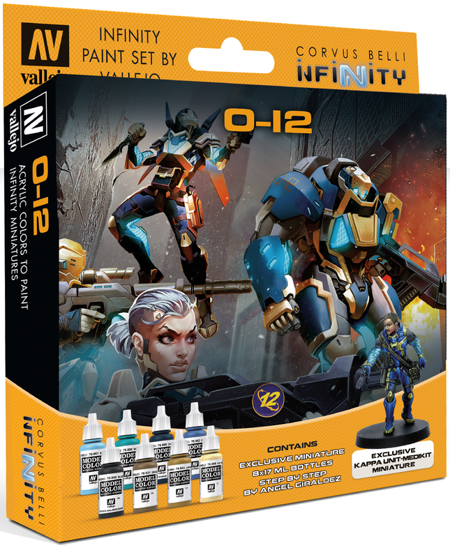 VALLEJO: INFINITY O-12 EXCL. MINI PAINT SET | BD Cosmos