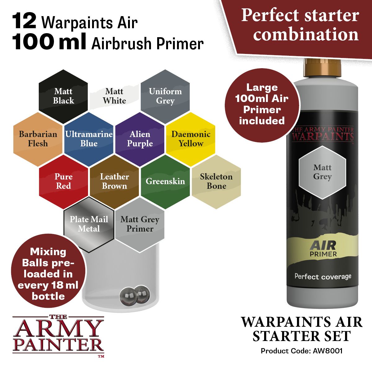 ARMY PAINTER: AIR STARTER PAINT SET | BD Cosmos