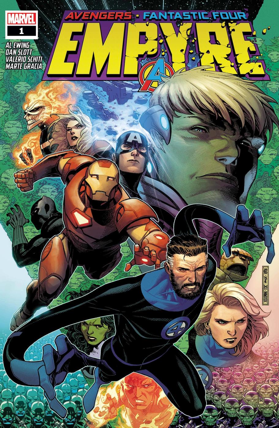 MARVEL HC : AVENGERS FANTASTIC 4 EMPYRE BSTR BRK | BD Cosmos