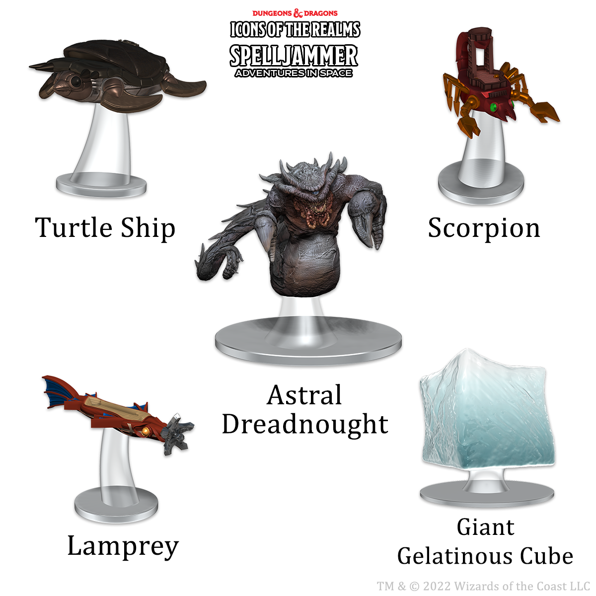 D&D ICONS 24: SPELLJAMMER - SHIP SCALE ATTACKS FROM DEEP SPACE | BD Cosmos