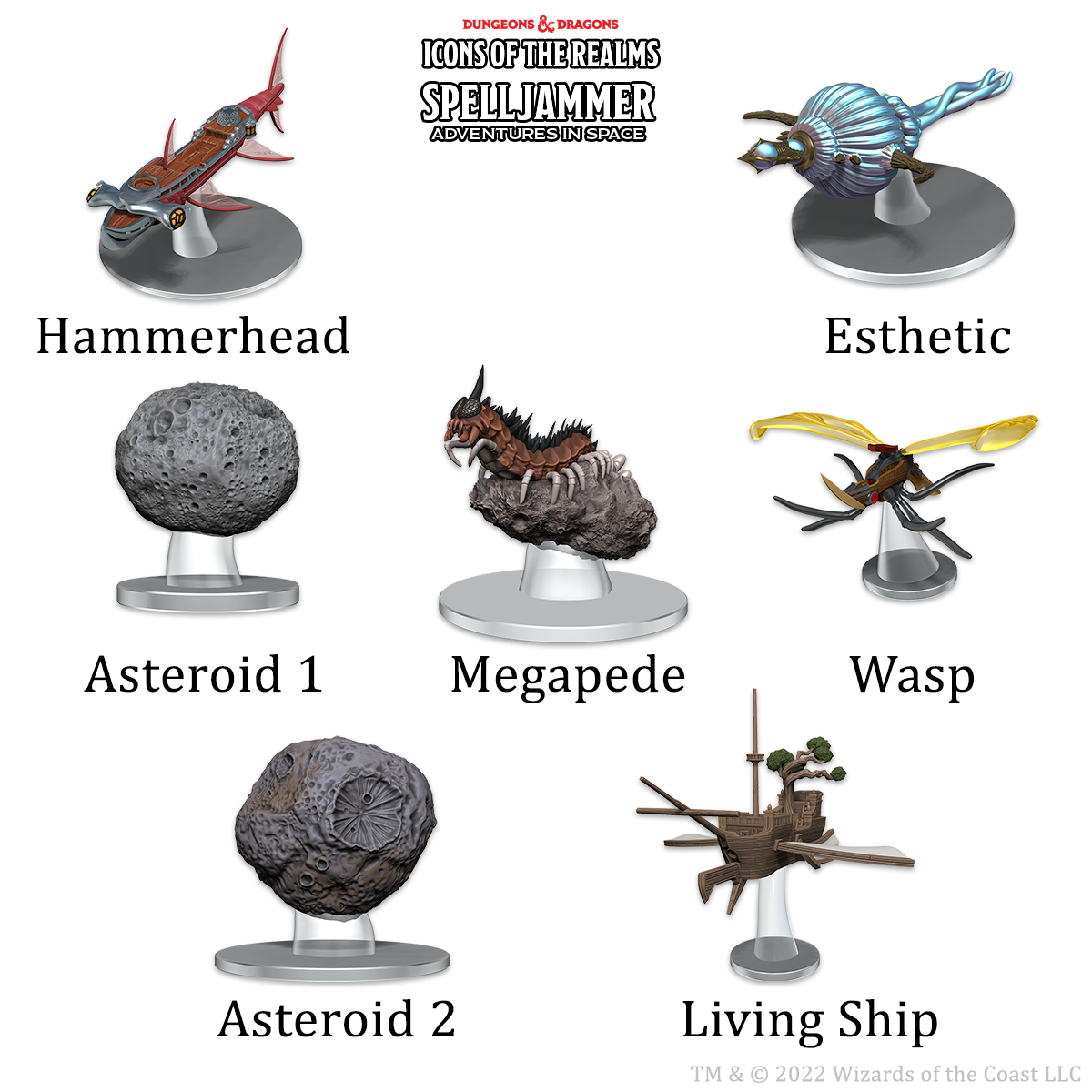 D&D ICONS 24: SPELLJAMMER - SHIP SCALE ASTEROID ENCOUNTERS | BD Cosmos