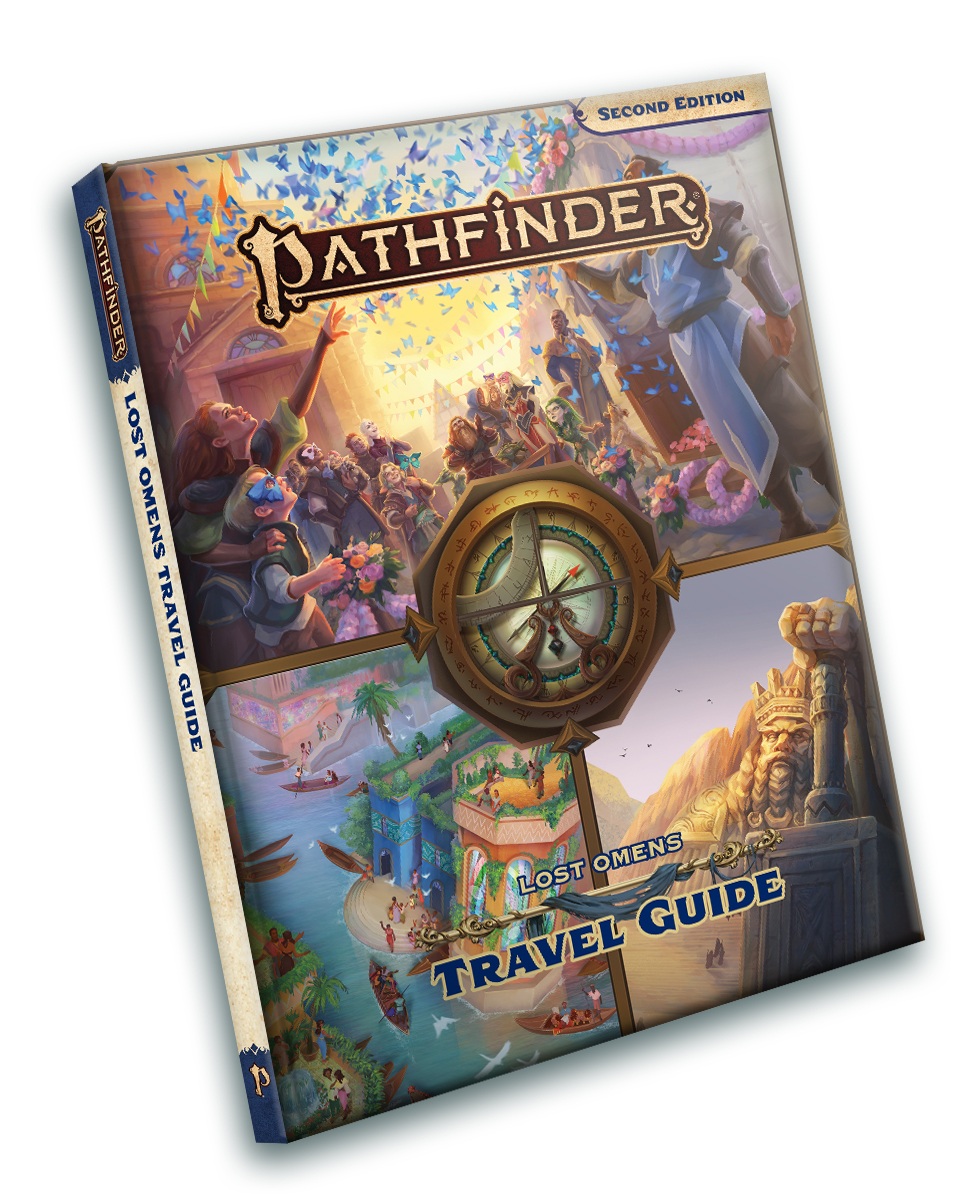 PATHFINDER 2E LOST OMENS TRAVEL GUIDE HC | BD Cosmos