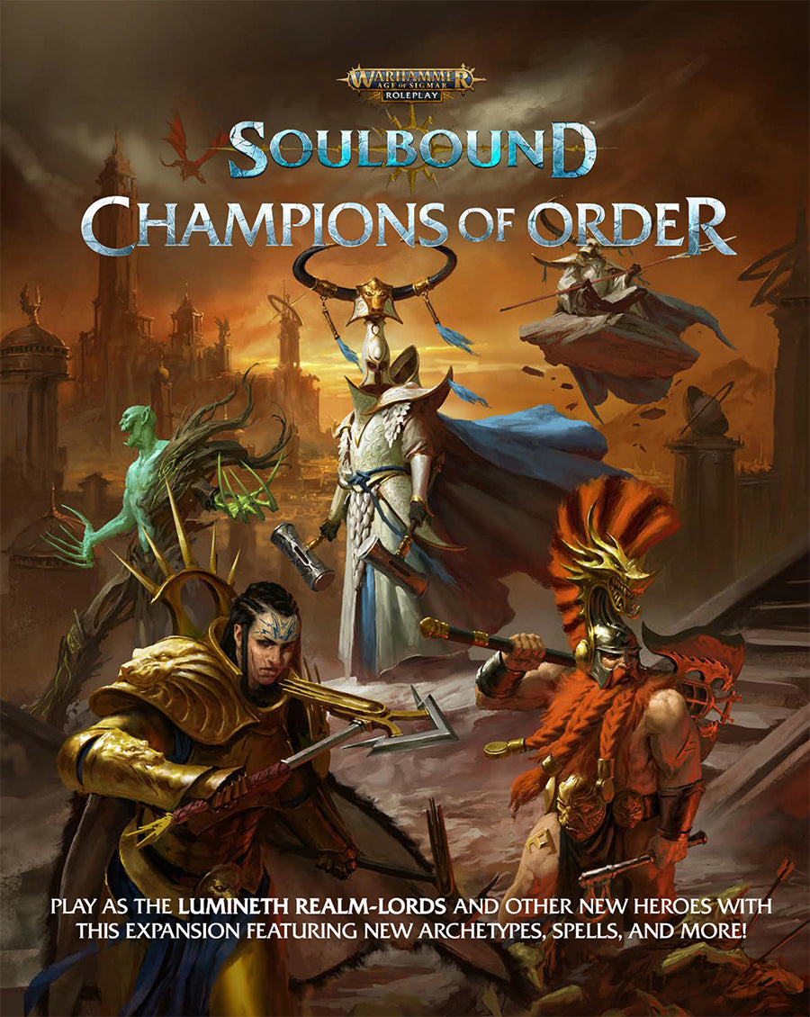 WARHAMMER AOS RPG : SOULBOUND - CHAMPIONS DE L'ORDRE | BD Cosmos