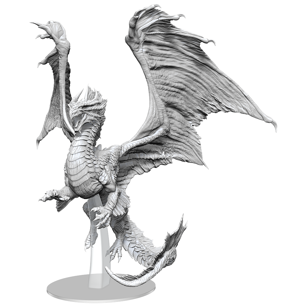 D&D ICONS: ADULT BRONZE DRAGON (UNPAINTED) | BD Cosmos