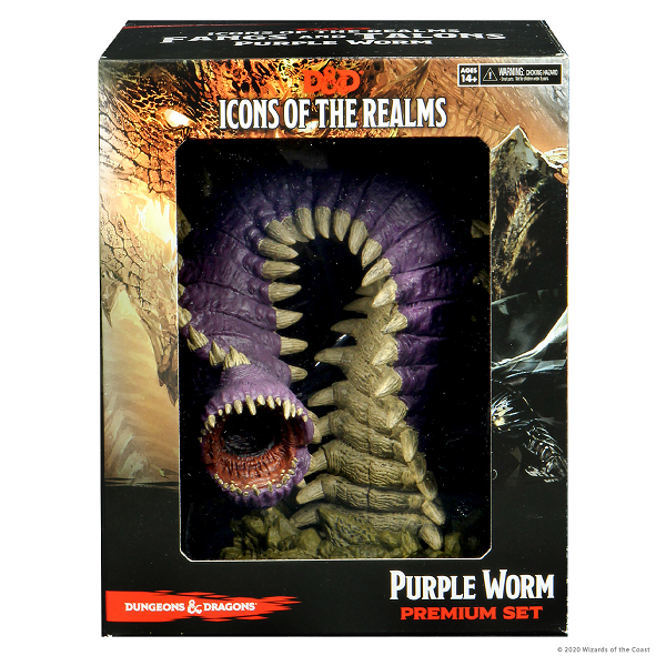 ICONS OF THE REALM: FANGS AND TALONS PURPLE WORM | BD Cosmos
