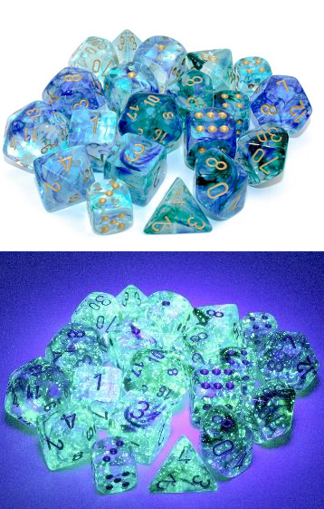 CHESSEX DICE: OCÉANIQUE / OR 36D6 | BD Cosmos