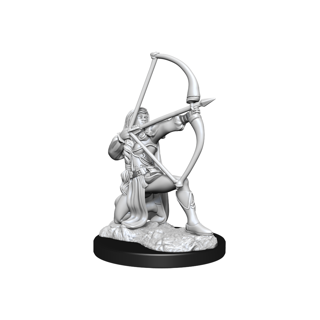 PF UNPAINTED MINIS: WV15 HUMAN FIGHTER FEMALE | BD Cosmos