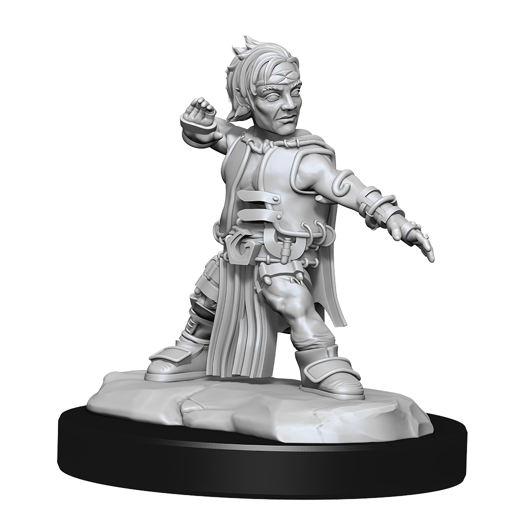 PF UNPAINTED MINIS: WV15 HALFLING MONK MALE | BD Cosmos