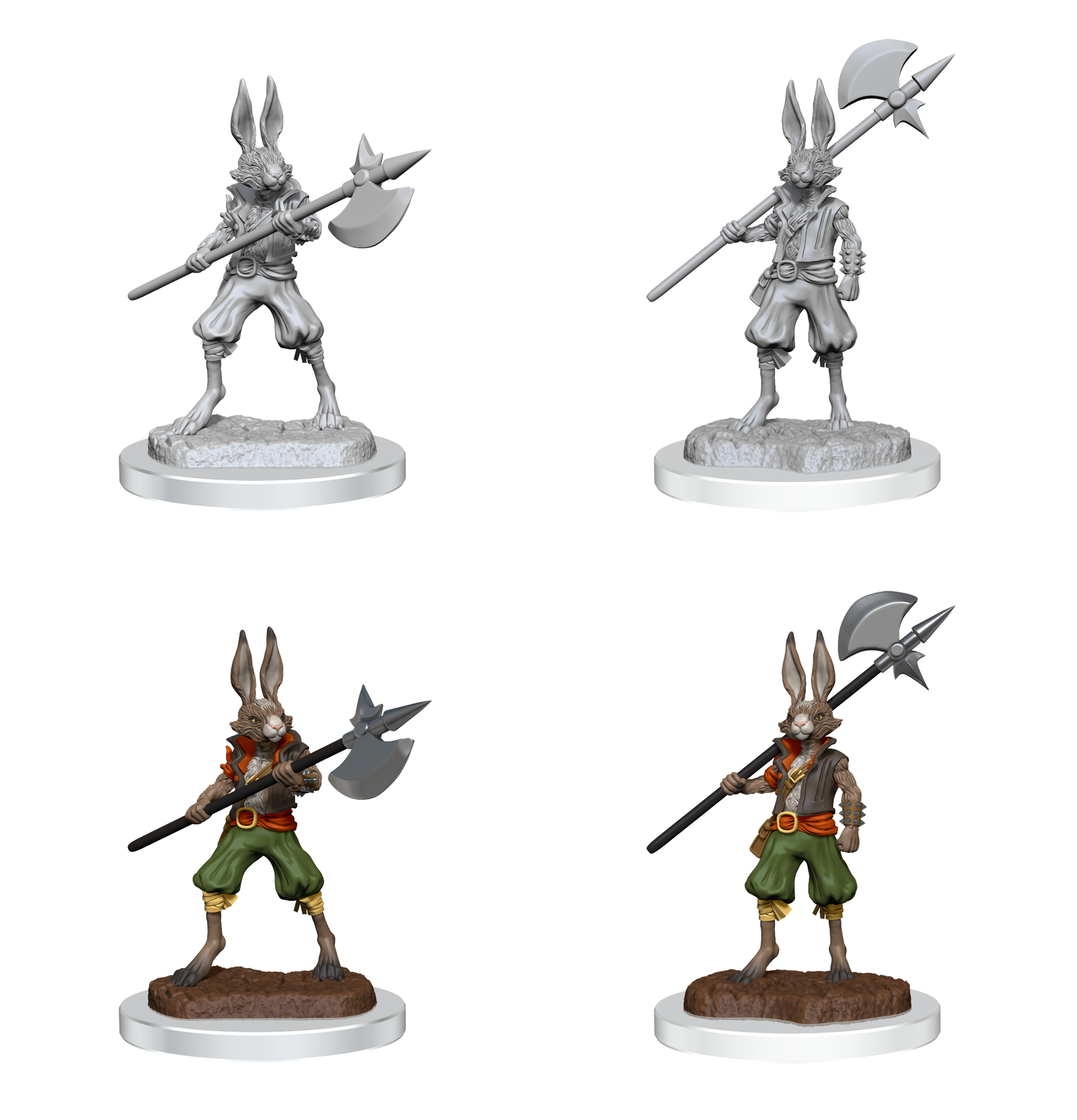 D&D UNPAINTED MINIS: WV18 HARENGON BRIGANDS | BD Cosmos