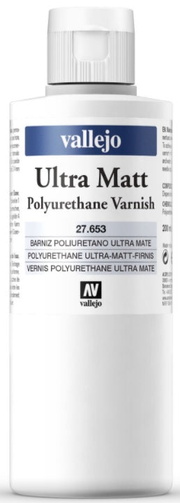 VALLEJO: ULTRA MATT POLYURETHANE VARNISH 200ML | BD Cosmos