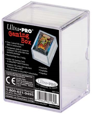 UP STORAGE BOX-2 PIECE-100CT GAMING CLEAR | BD Cosmos