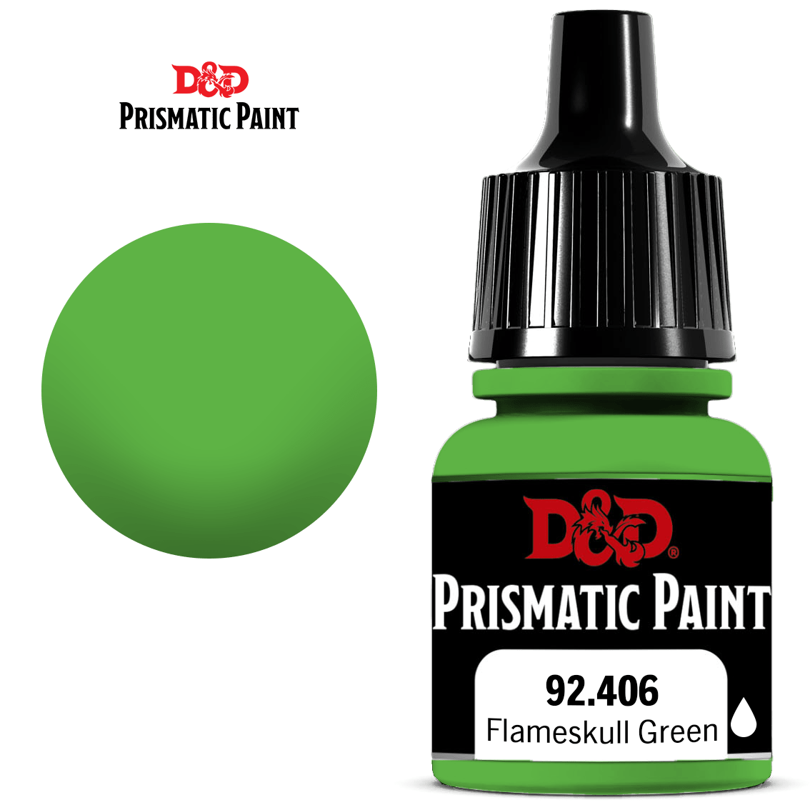 PEINTURE PRISMATIQUE : FLAMESKULL GREEN | BD Cosmos