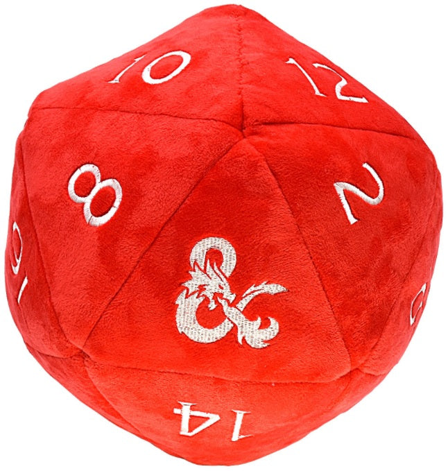 PLUSH JUMBO 10" D20 - RED and WHITE | BD Cosmos