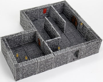 WARLOCK TILES: DUNGEON TILES II - FULL HEIGHT STONE WALLS EXPANSION | BD Cosmos