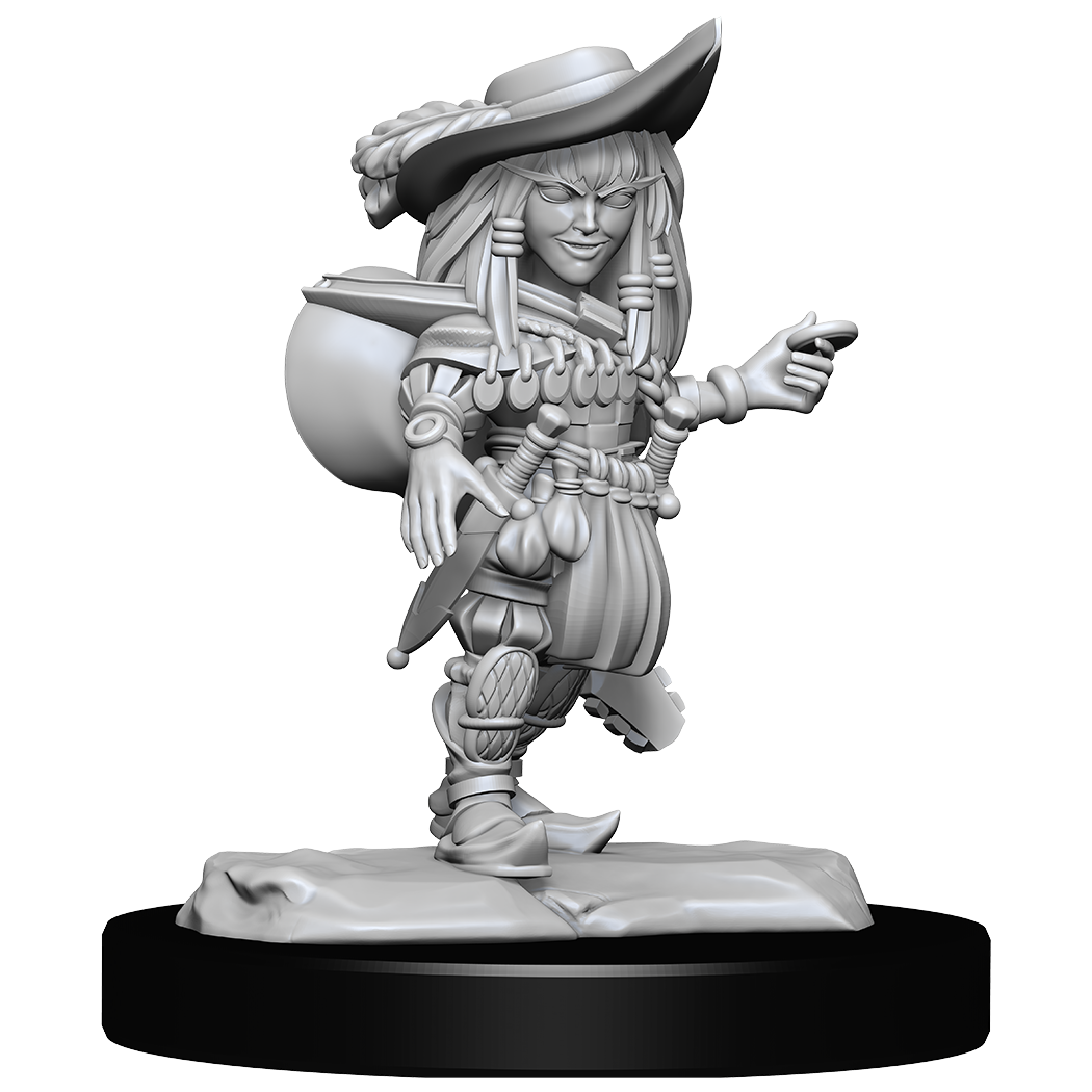 PF UNPAINTED MINIS: WV15 GNOME BARD FEMALE | BD Cosmos