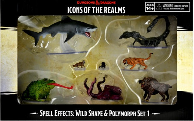 D&D ICONS OF THE REALMS: WILD SHAPE AND POLYMORPH SET | BD Cosmos
