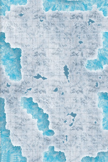 BATTLEFIELD: CAVERNS OF ICE MAT (30"X20") | BD Cosmos