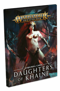 AOS WARSCROLL CARDS: DAUGHTERS OF KHAINE | BD Cosmos
