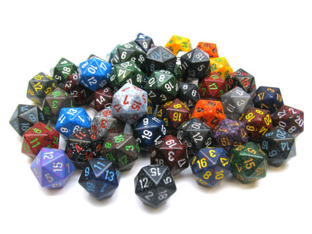 ASSORTED COLOR LOOSE DICE: D20 | BD Cosmos