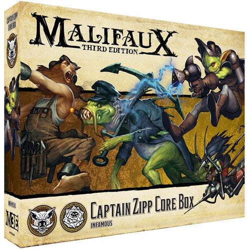 MALIFAUX 3E: OUTCASTS BAYOU - CAPTAIN ZIPP CORE BOX | BD Cosmos
